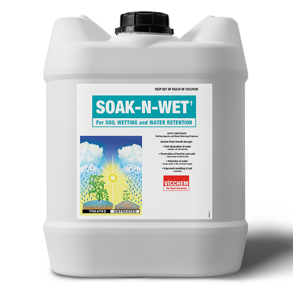 SOAK-N-WET for Soil Wetting and Water Retention   